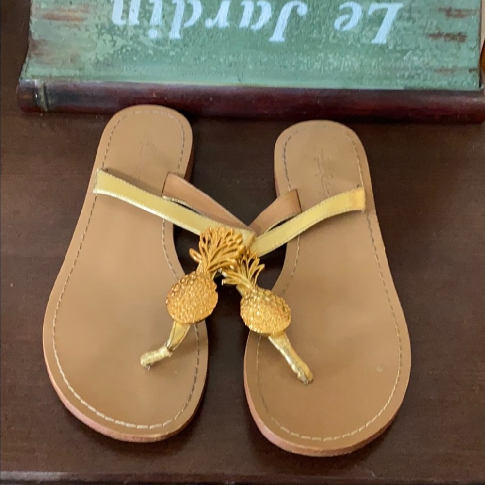 Lily Pulitzer Pineapple Sandals